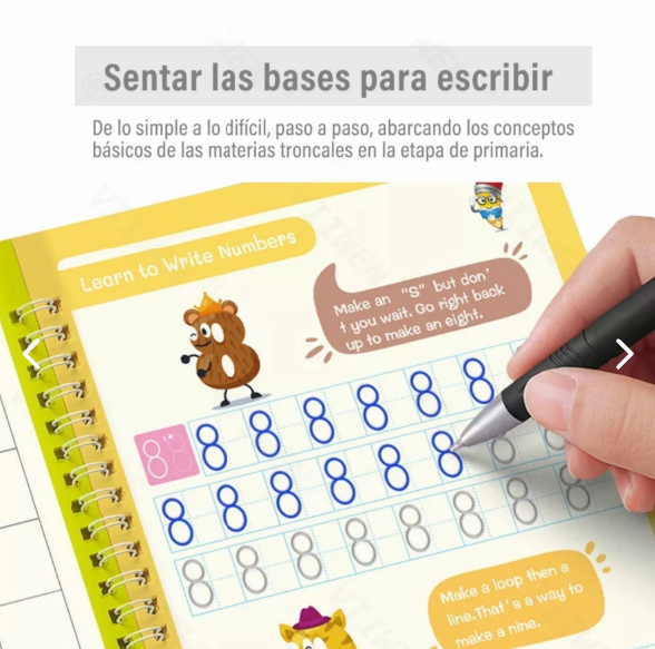 Set Cuadernos Magic Caligrafía - Montessori