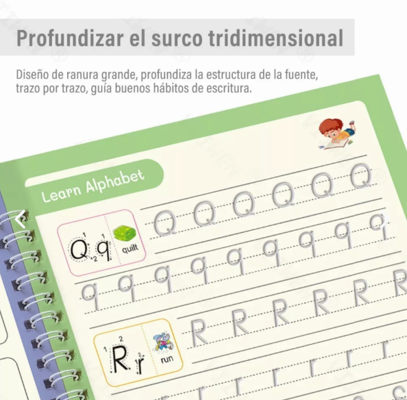 Set Cuadernos Magic Caligrafía - Montessori